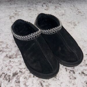Black Suede UGG slippers